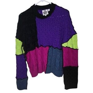 VINTAGE Rugged Priest Sweater Multi Colored